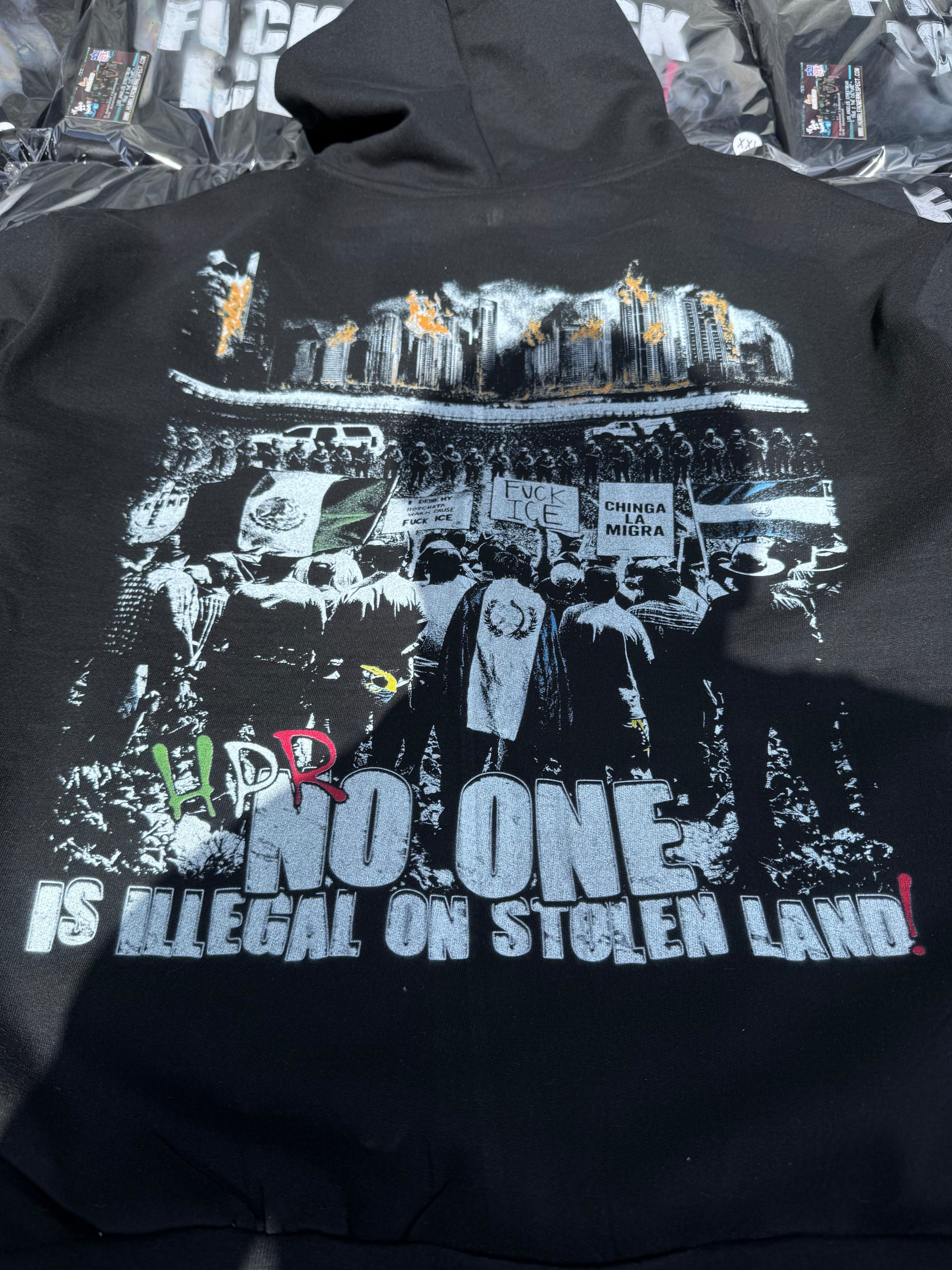 “FUCK ICE❗️” ZIPUP HOODIES