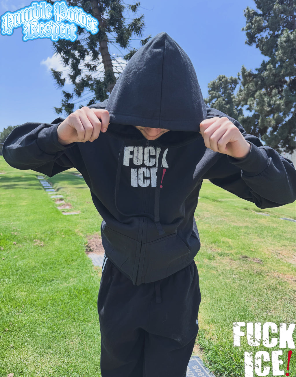 “FUCK ICE❗️” ZIPUP HOODIES