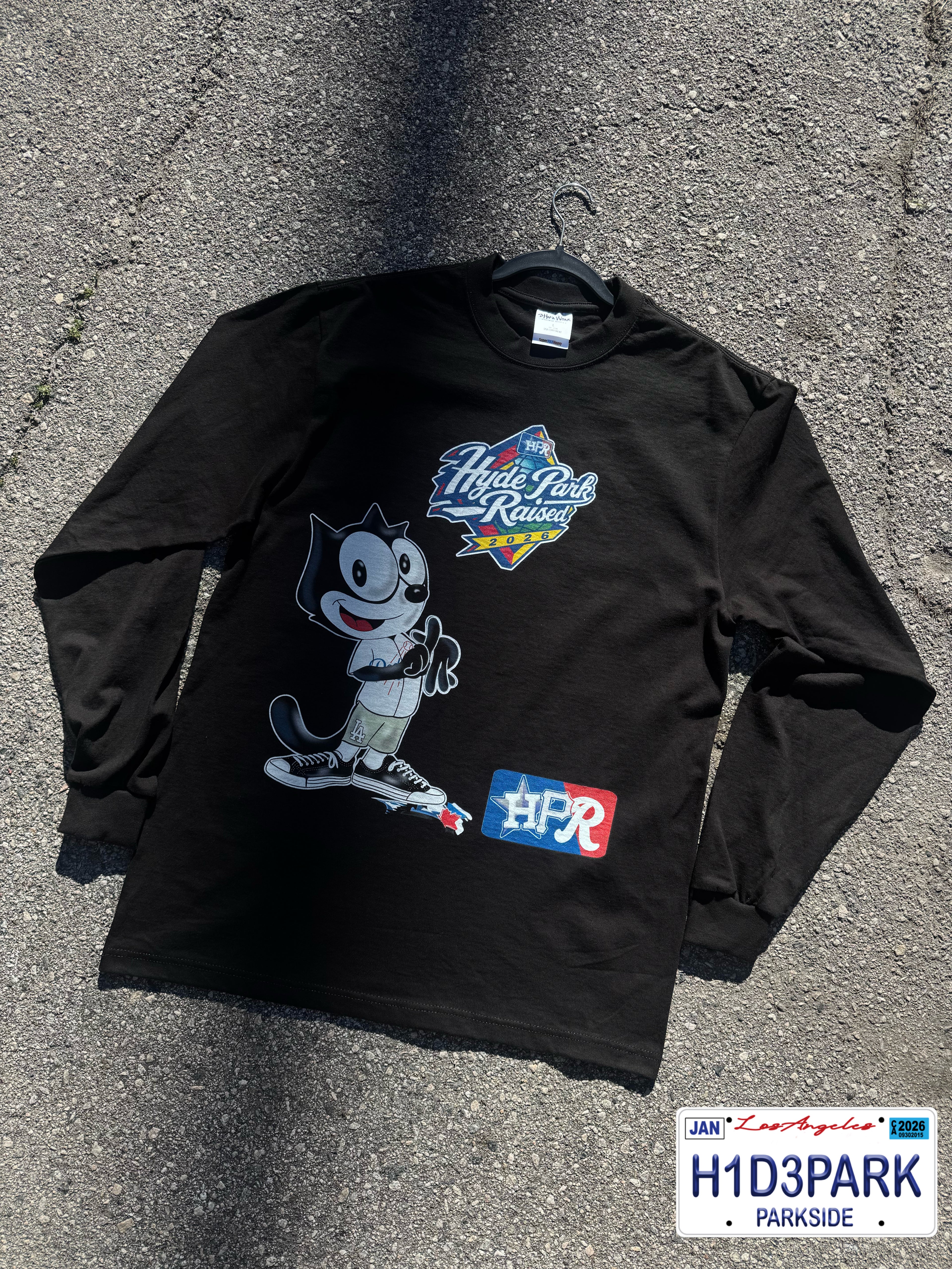 MLB X HYDEPARKRAISED TEAM LONG SLEEVE SHIRT