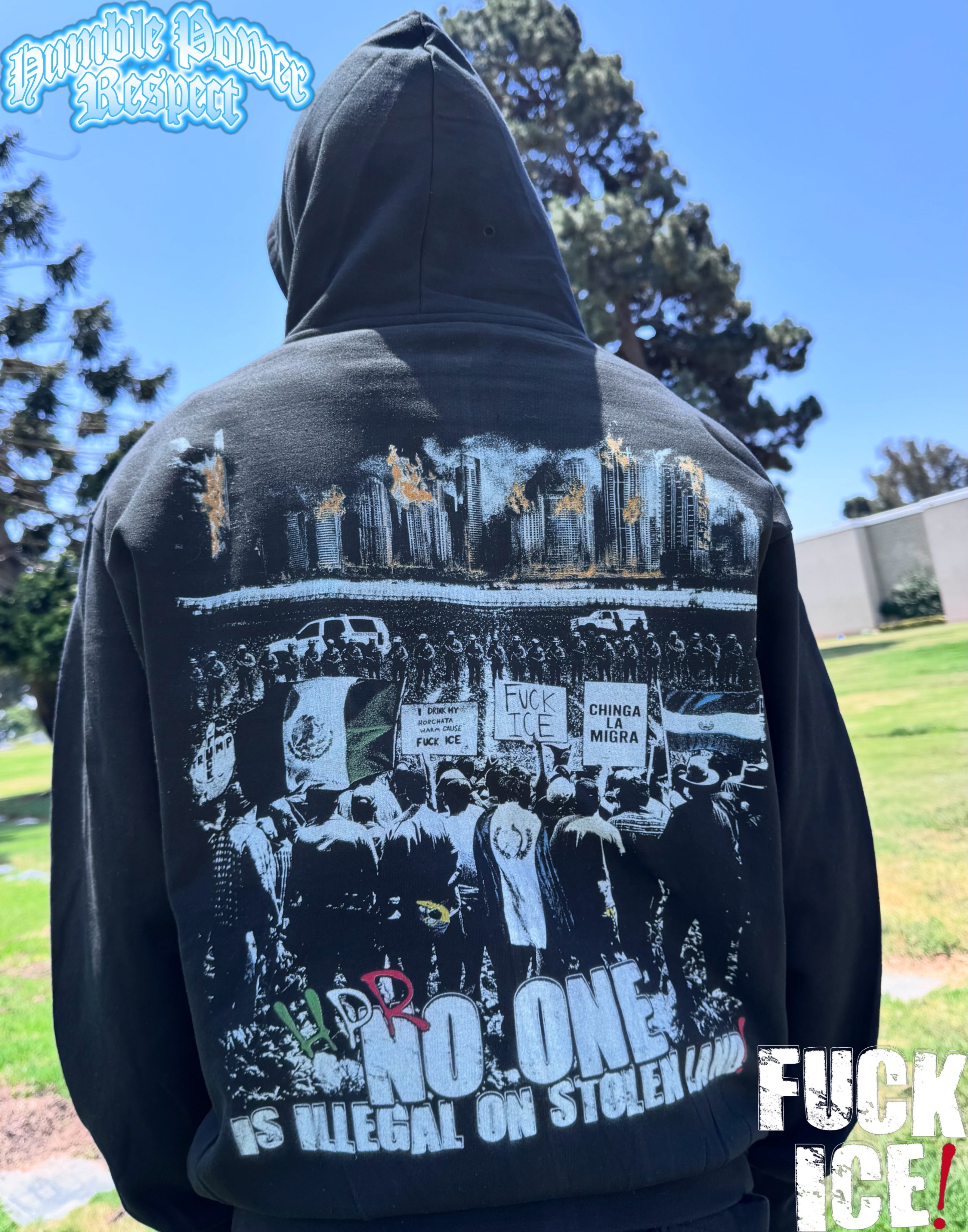 “FUCK ICE❗️” ZIPUP HOODIES