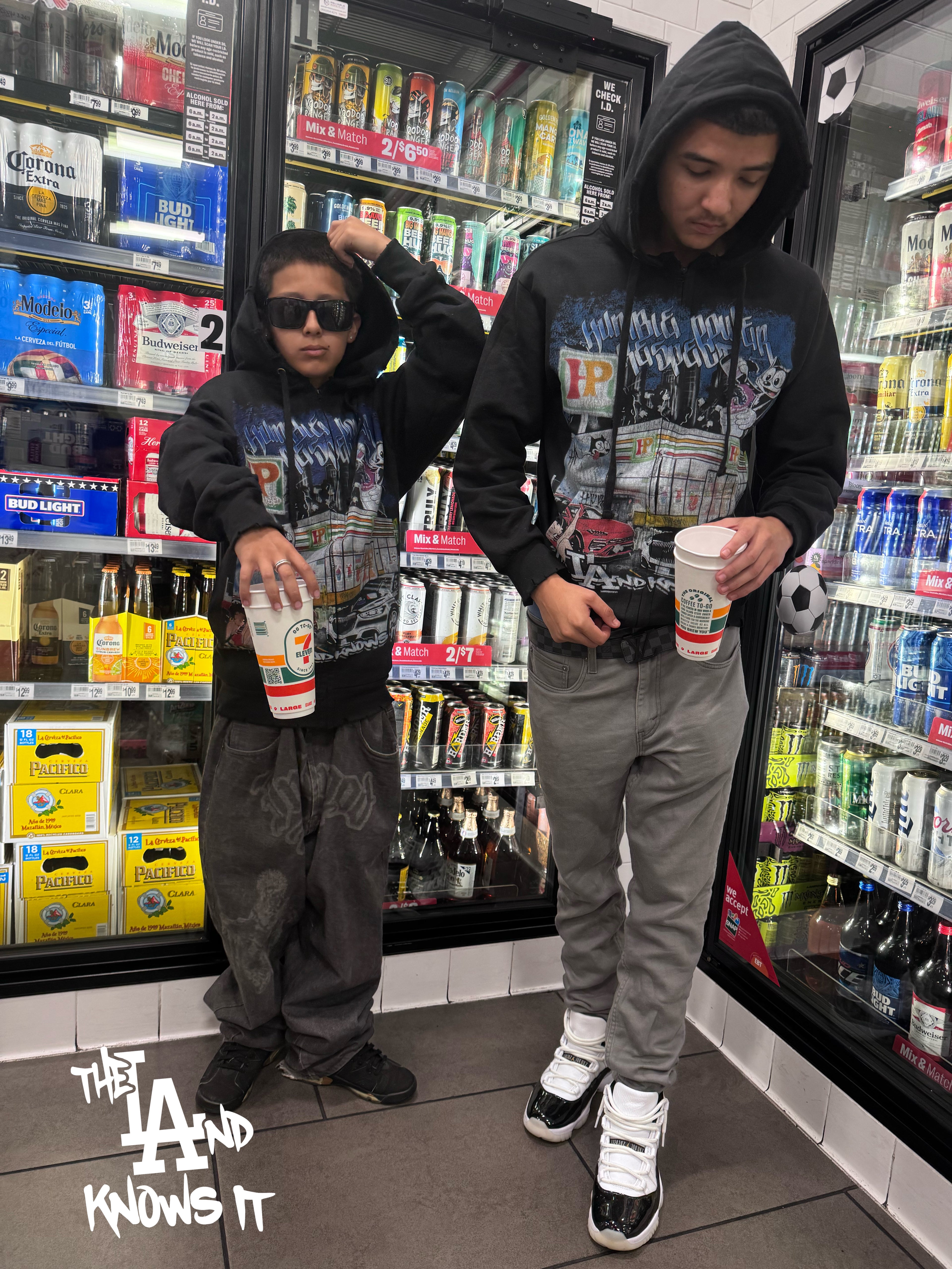 “The Land Knows It❕”Distress ZipUp Hoodies